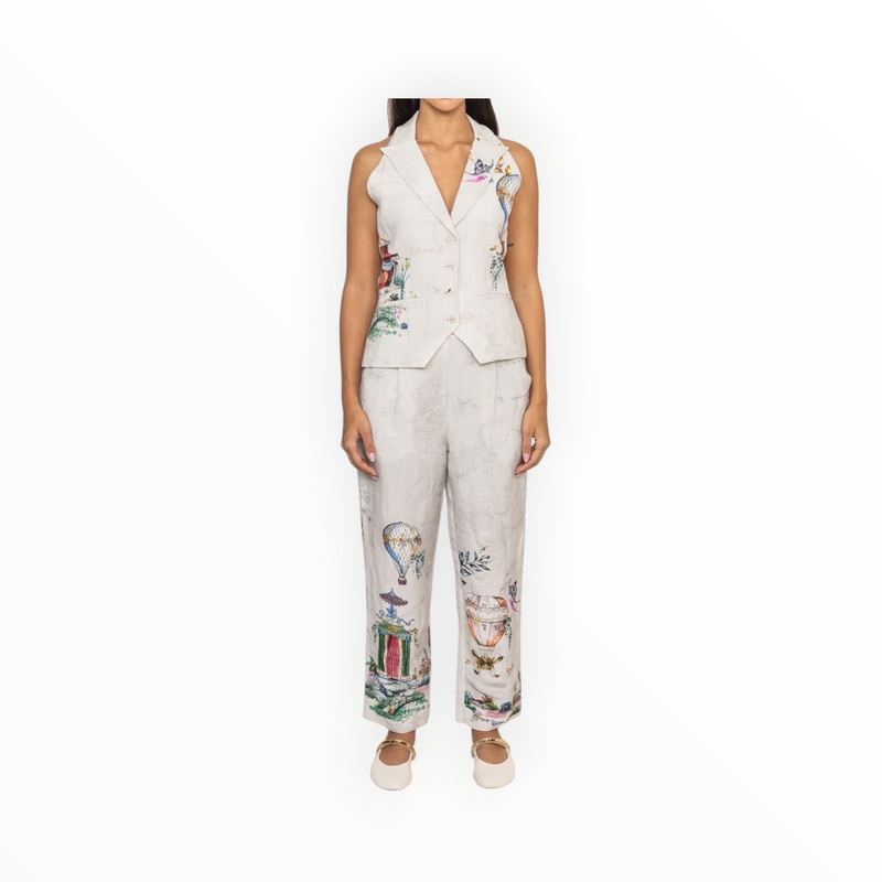 Ranna Gill Kea Halter Waist Coat - Grey