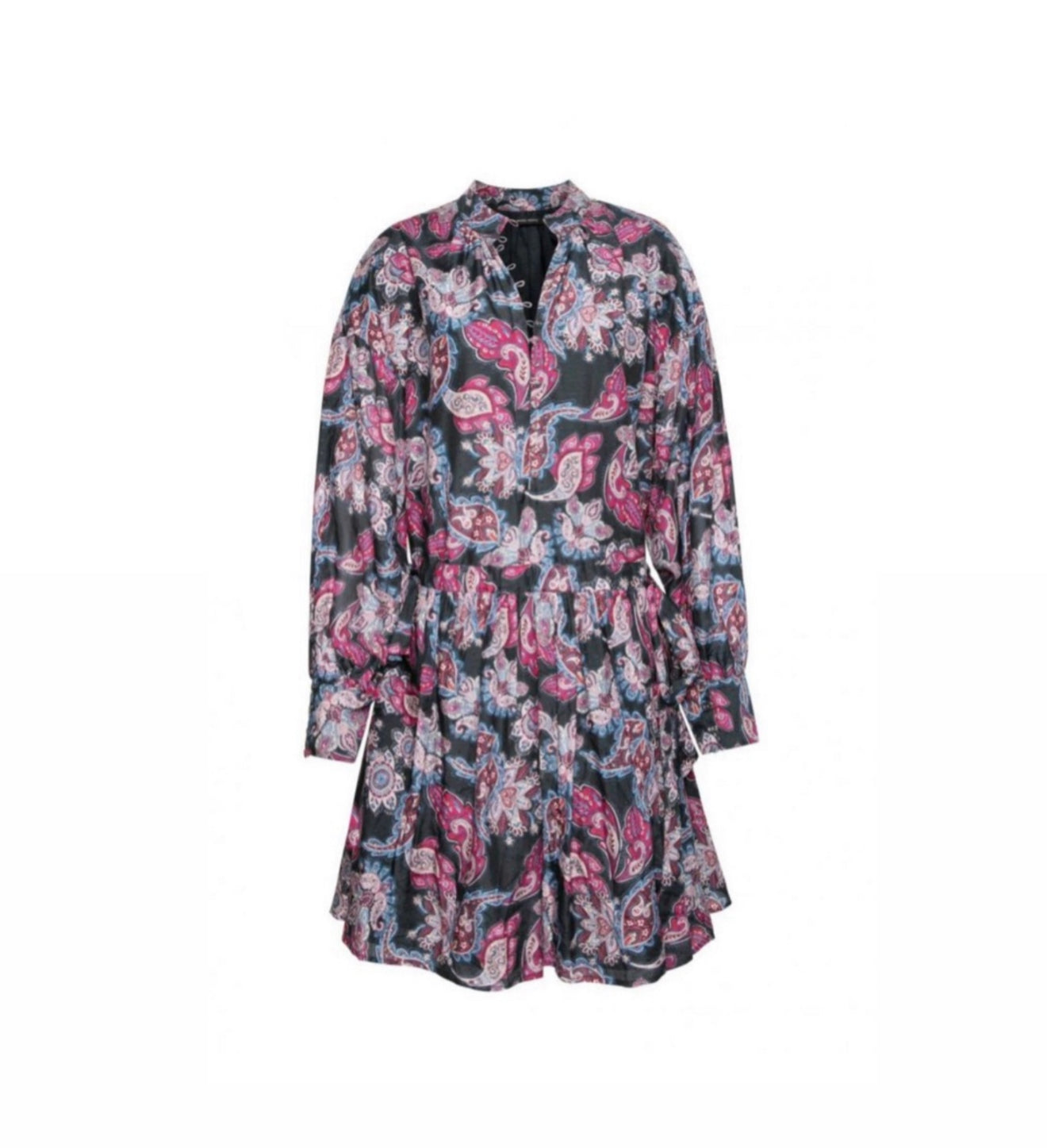 Magali Pascal Anita Shirt Dress - Pristine Paisley Dark