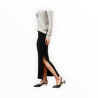 27 Miles Malibu Betsi Ribbed Pencil Skirt - Black