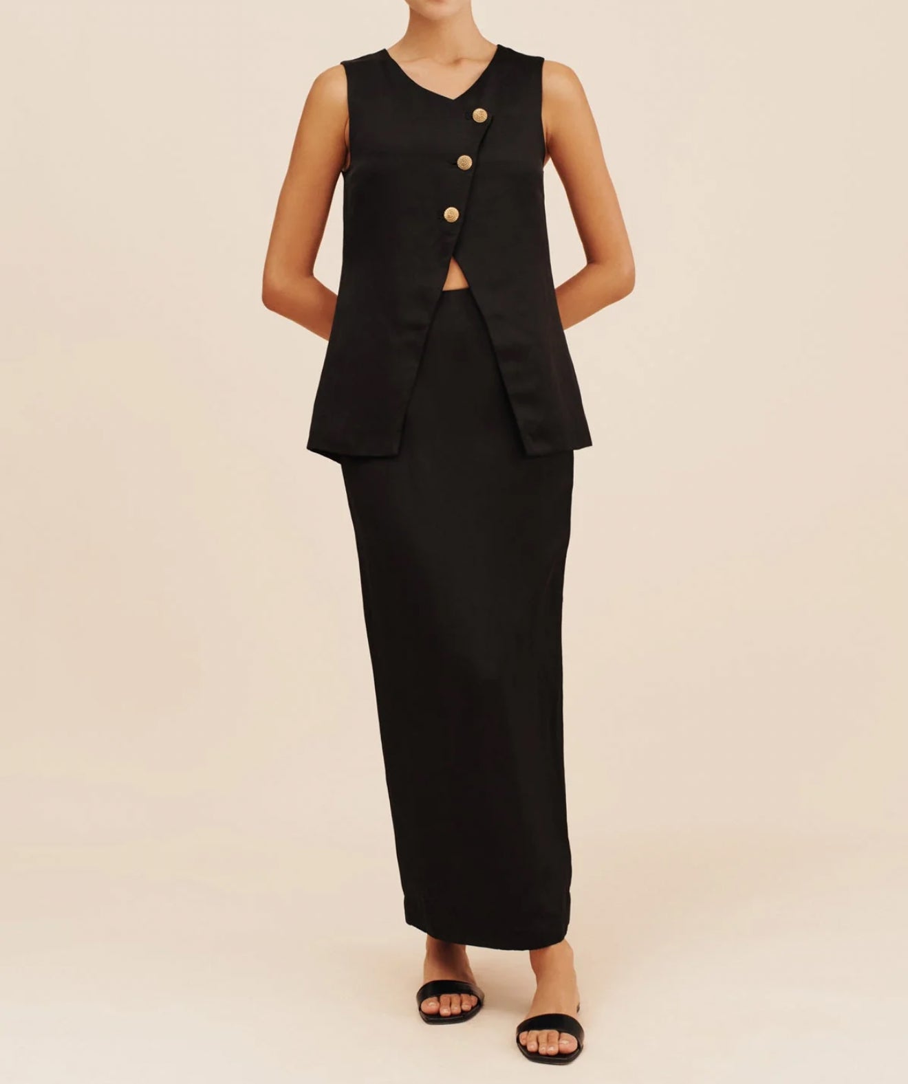 POSSE Gigi Pencil Skirt - Black