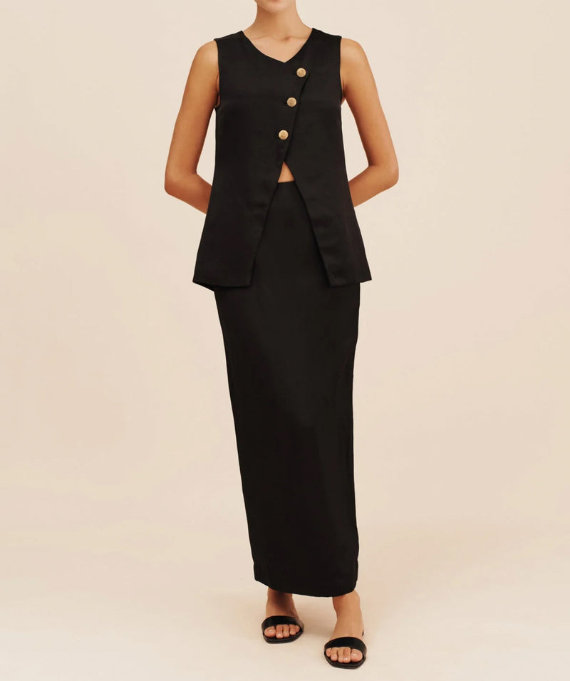 POSSE Gigi Pencil Skirt - Black
