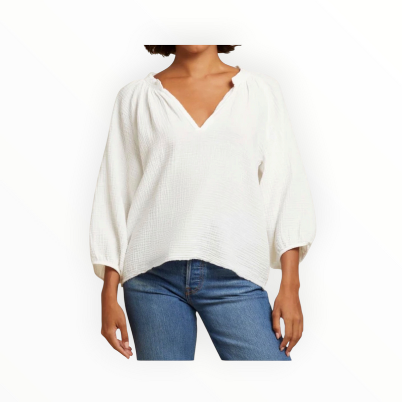 Nation Ltd Mimi Blouse - White