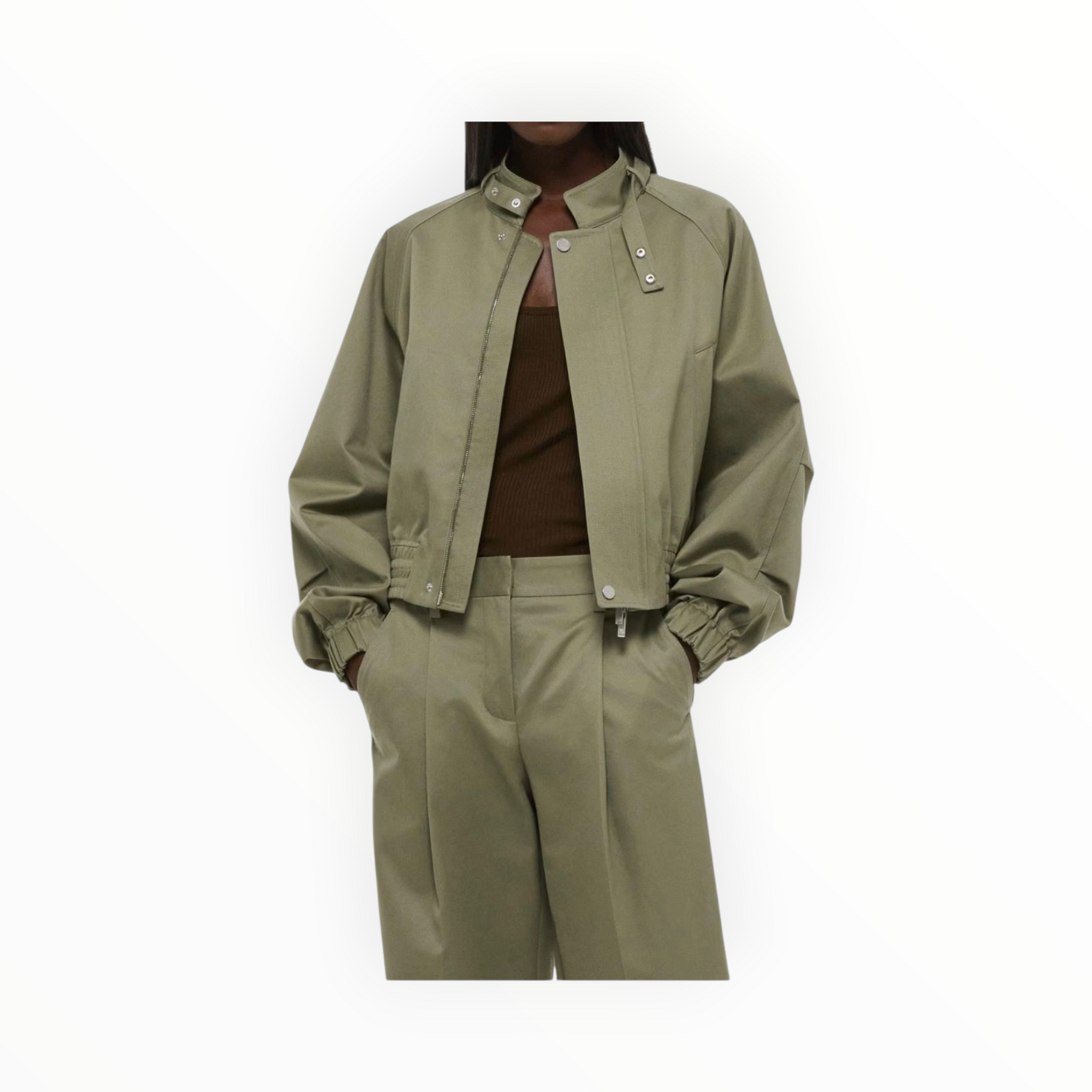 Helmut Lang Trench Bomber - Vetiver