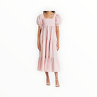 byTiMo Poplin Check Dress - Pink/White
