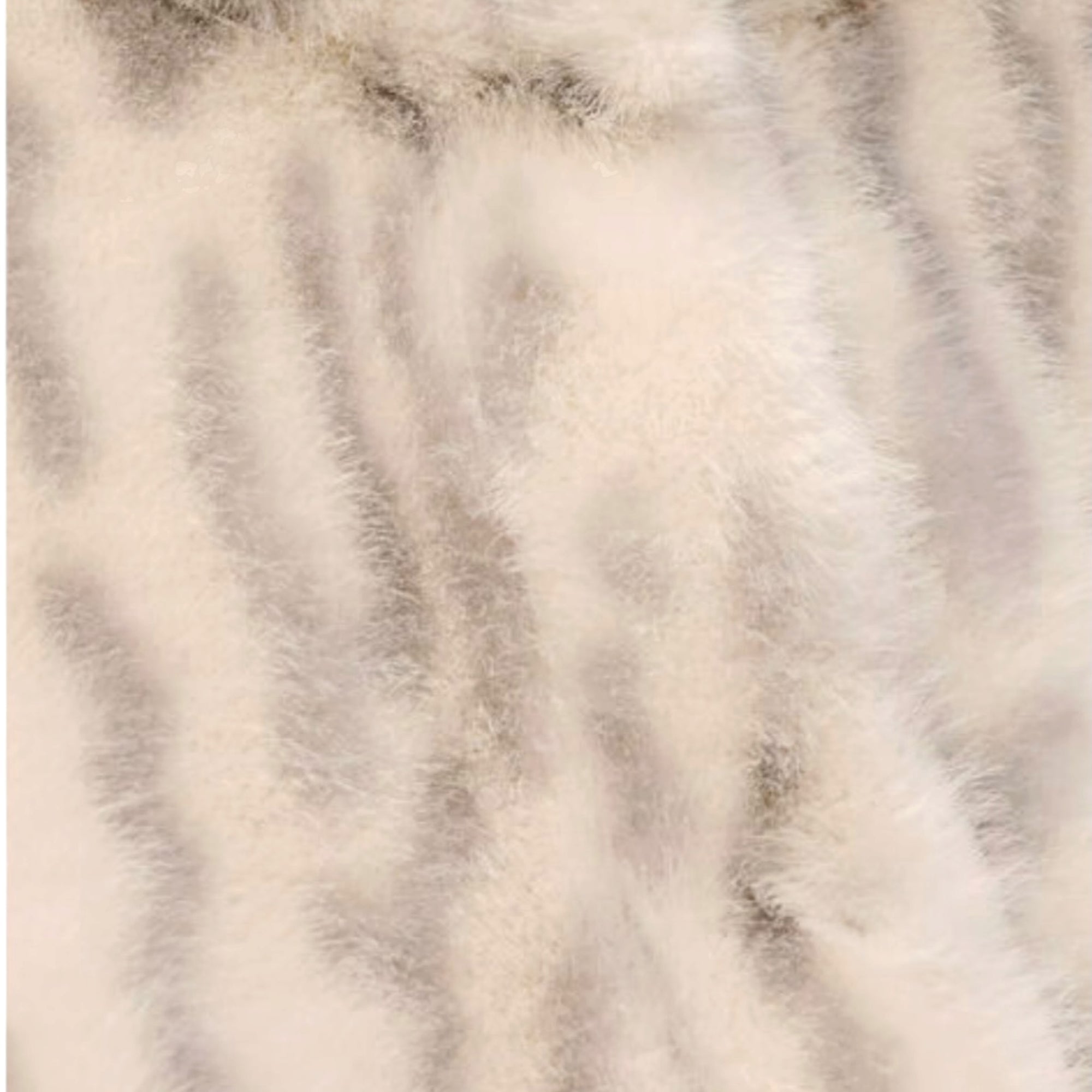 ba&sh Saros Faux Fur Jacket - Off White