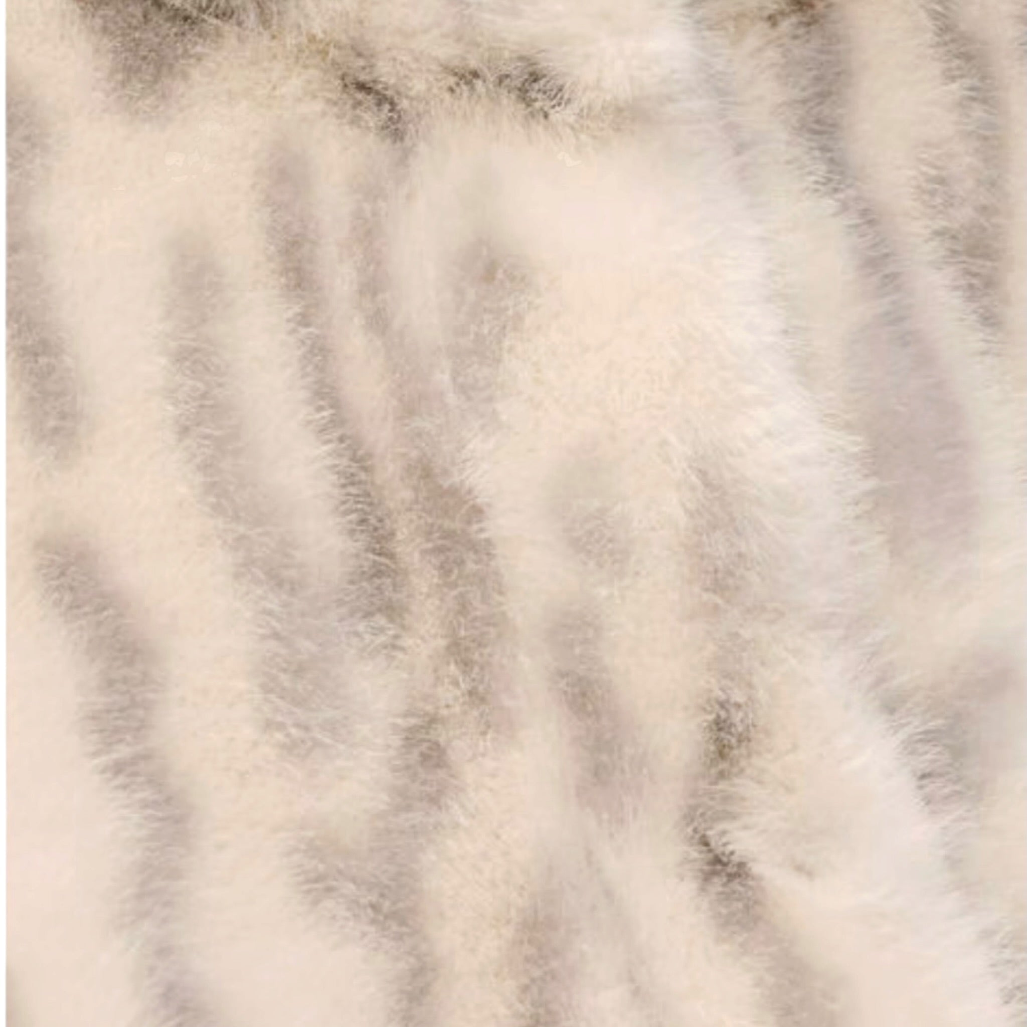 ba&sh Saros Faux Fur Jacket - Off White