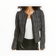 DREW Bea Blazer - Black Tweed