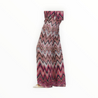 Luisa Cerano Zig Zag Printed Trousers - Pink/Barolo