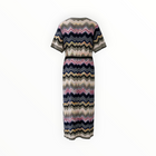 Oui Knitted Midi Dress - Rose Blue