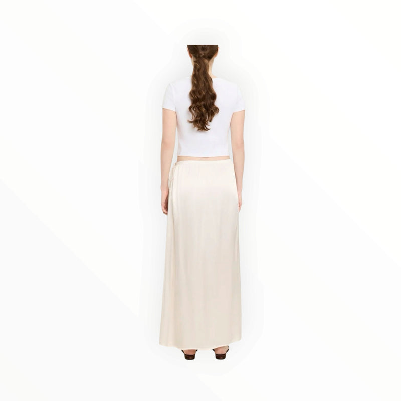 Michael Stars Diane Wrap Midi Skirt - Chalk