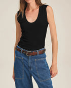 Velvet by Graham & Spencer Estina Tank Top - Black