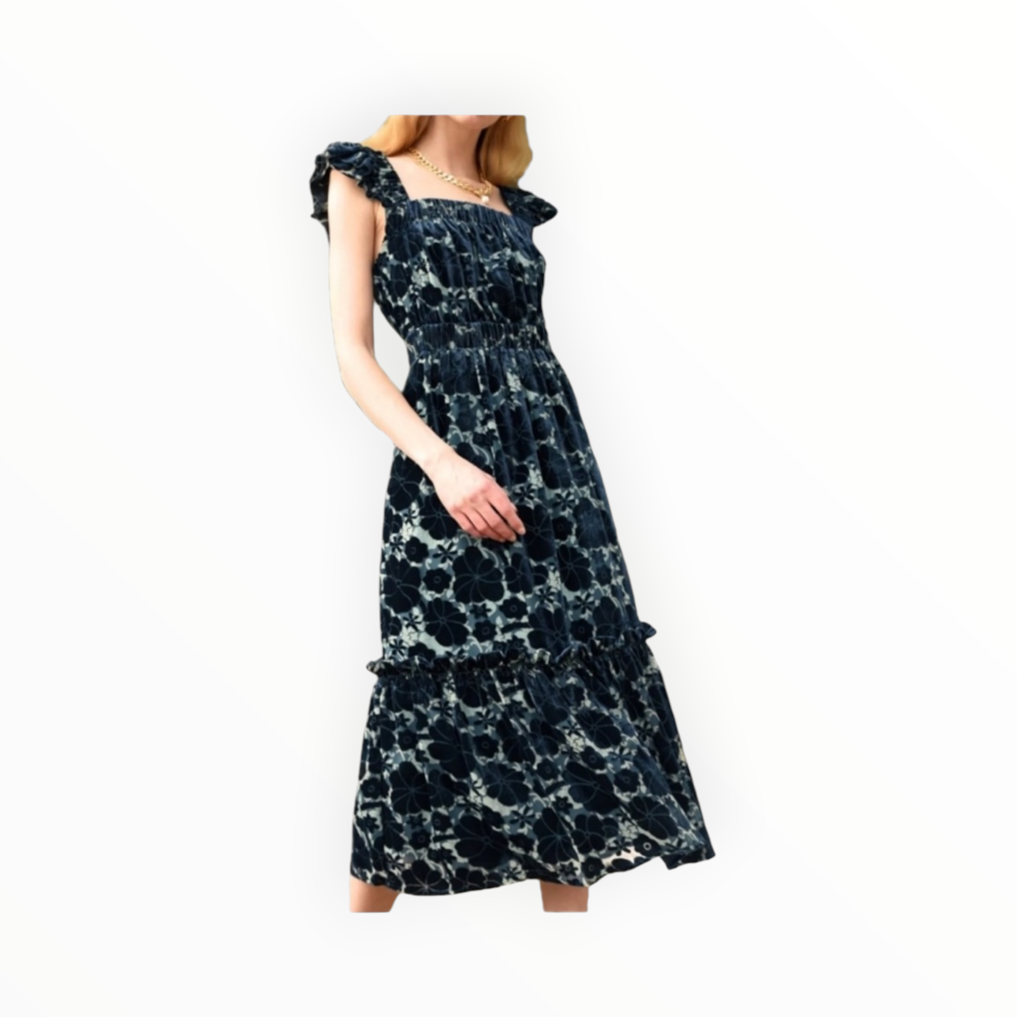 Greylin Matty Square Neck Dress