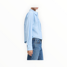 Favorite Daughter The Jenni Top - Light Blue Stripe