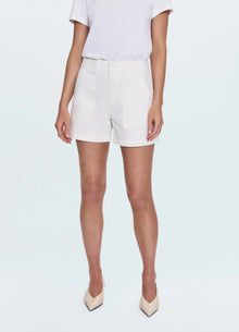 Pistola Marissa High Rise Utility Shorts - White