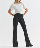 Derek Lam 10 Crosby Flare Trouser - Black