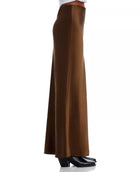 Frame Silk Column Maxi Skirt - Moss