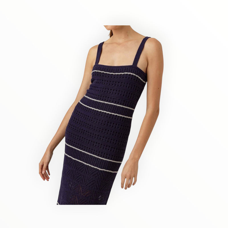 sundays Cleore Dress - Classic Navy/Blue Stripe