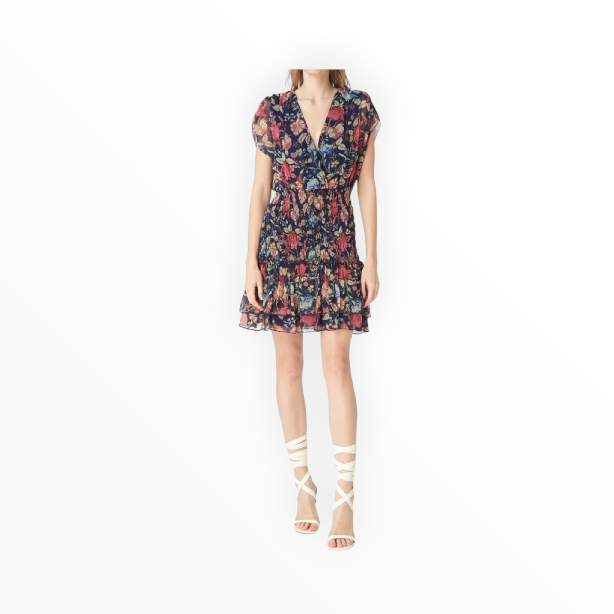 Gilner Farrar Viola Dress - French Tulip