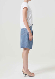 AGOLDE Bryce Shoulder Pad Tee - White