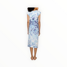 Hale Bob Thora Cap Sleeve Midi Dress - Blue