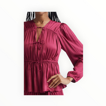 Derek Lam 10 Crosby Esmeralda Tie Front Top
