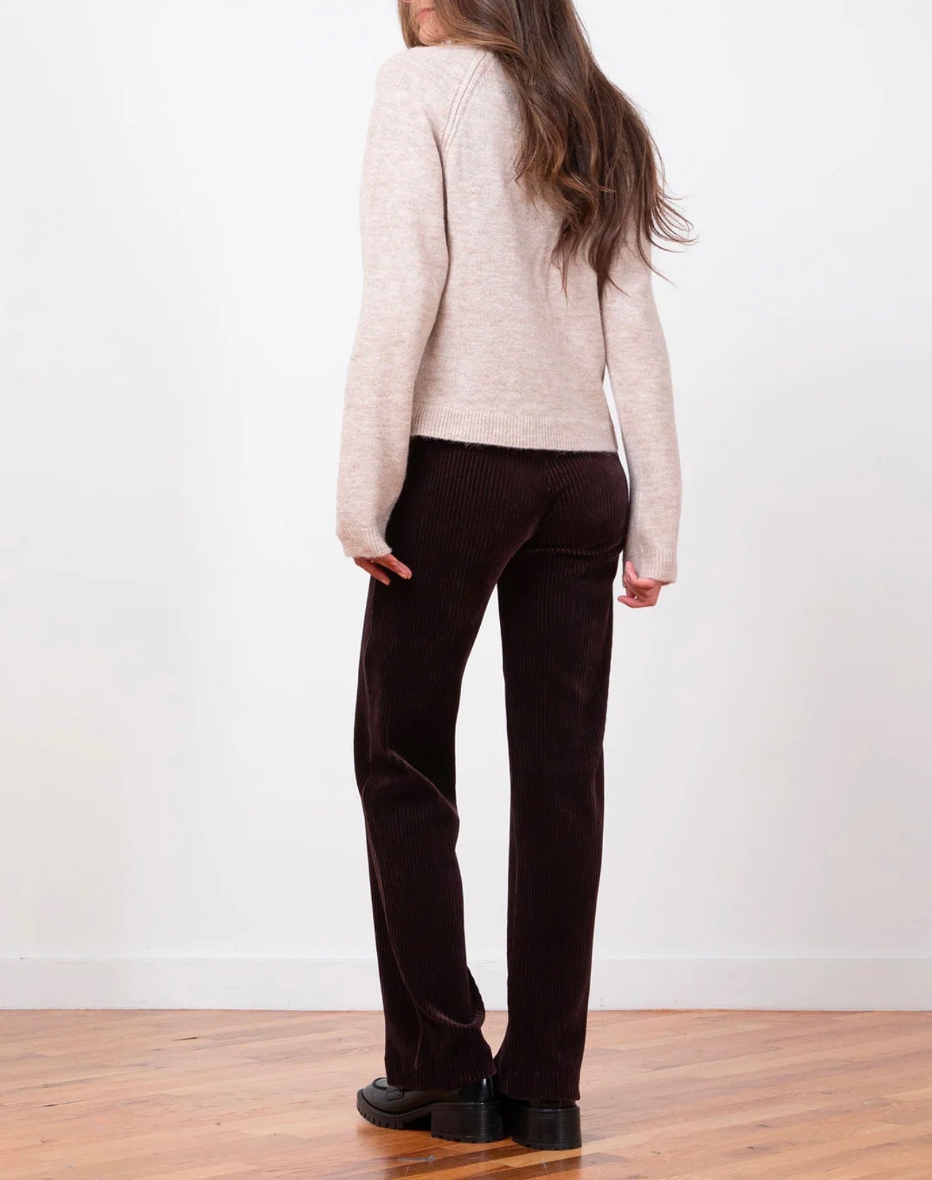 Avenue Montaigne Flavia Corduroy Pant - Brown