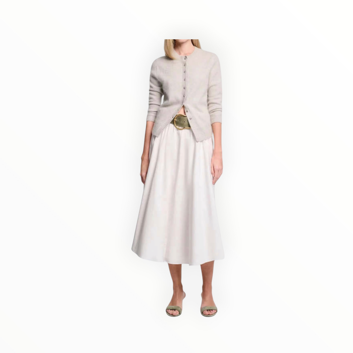 Dorothee Schumacher Poplin Power Skirt - White