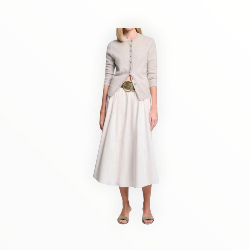Dorothee Schumacher Poplin Power Skirt - White