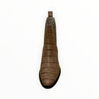 Frēda Salvador Drew Chelsea Boot - Khaki Croc Embossed
