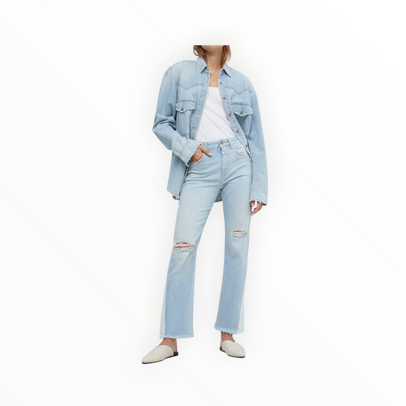 Closed Baylin Jean - Light Blue