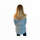 Fitzroy & Willa Russel Top - Blue Batik
