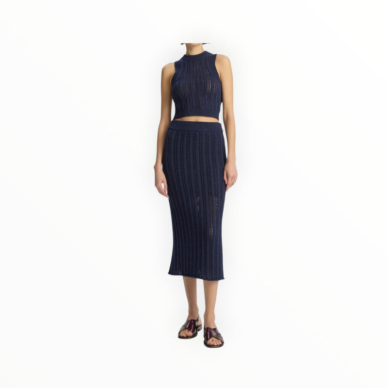 A.L.C Aurora Skirt - Navy