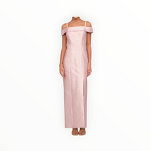 Kay Unger Edith Column Gown - Ballet Pink