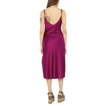 Ripley Rader Sateen Slip Dress - Magenta