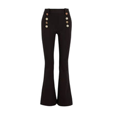 Derek Lam 10 Robertson Trousers With Rhinestone Novelty Buttons - Black