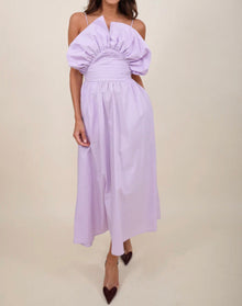 Meimeij Cotton Poplin Dress - Lilac