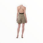 AGOLDE Rhoda Pleated A-Line Short - Cholla