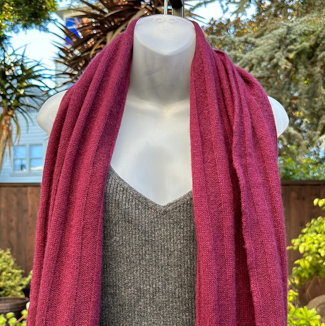 Care By Me Sara Scarf - Aubergine