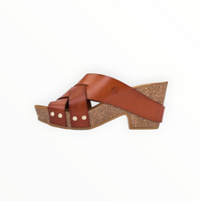 nassima Kilda Wedge Sandal - Brown