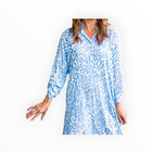 walker & wade Day Tripper Dress - Periwinkle Zebra