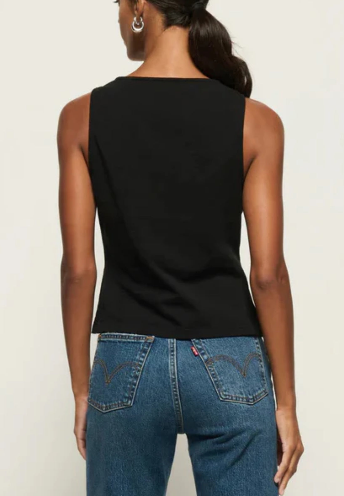 Nation Ltd Terri Tie Tank - Jet Black