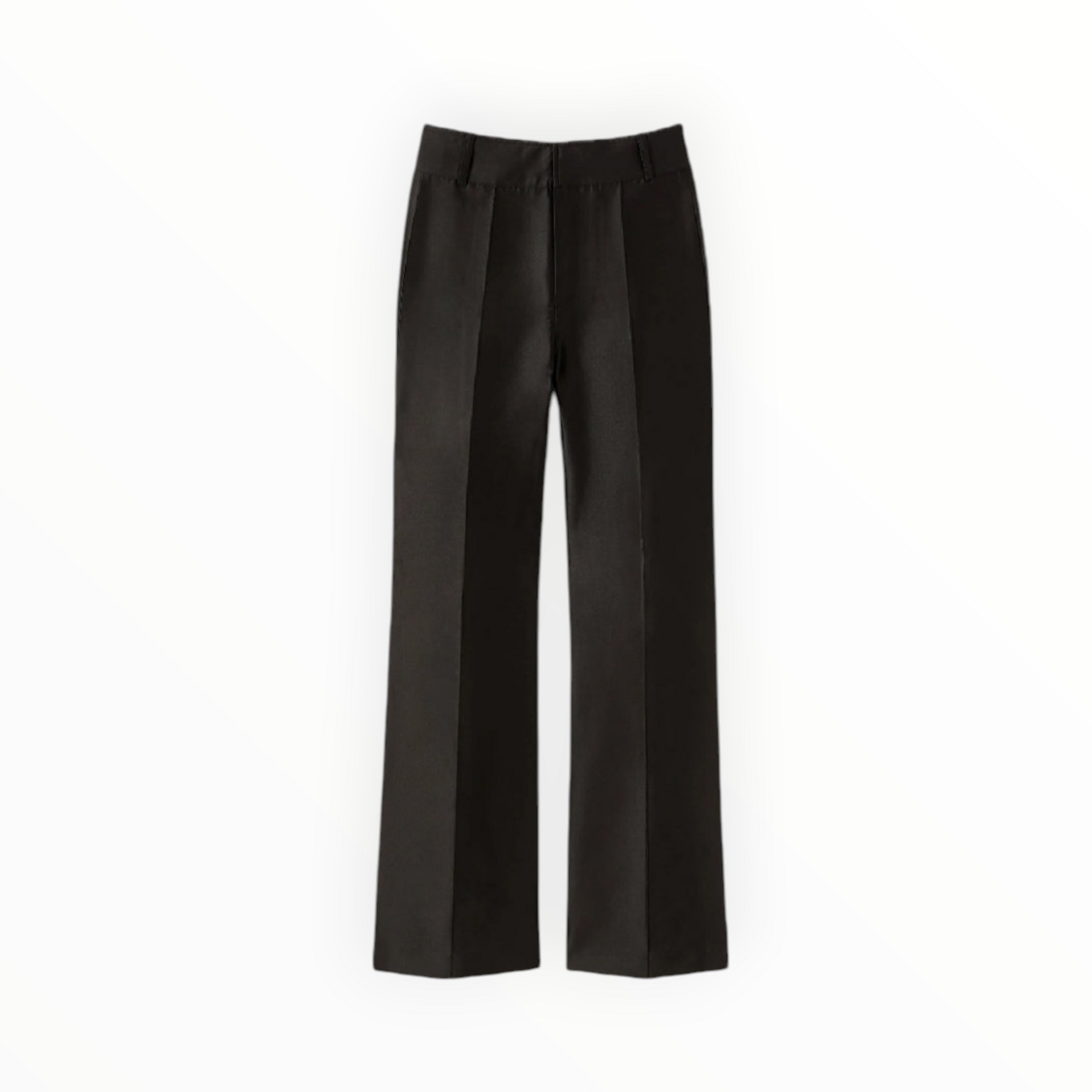 DESTREE Niagara Satin Flared Pants - Black