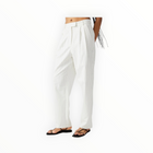 Steve Madden Rumi Pants - White Pinstripe