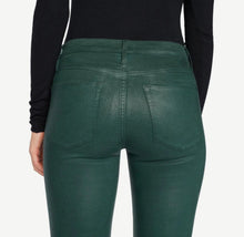 Frame Le High Straight Raw Stagger Coated Jean - Pine