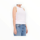 Michael Stars Janelle Tie Neck Tank - White