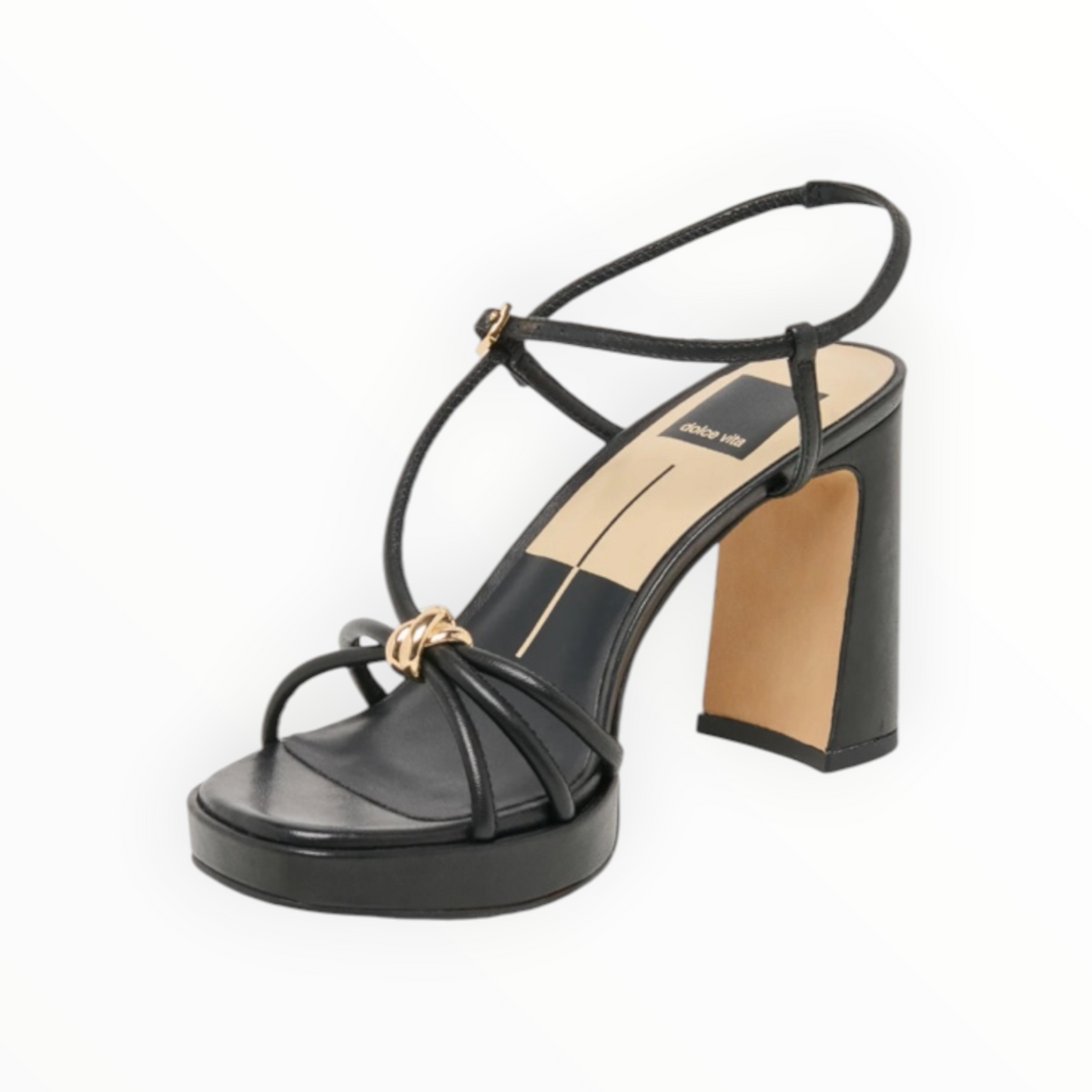 Dolce Vita Odete Heels - Black Leather