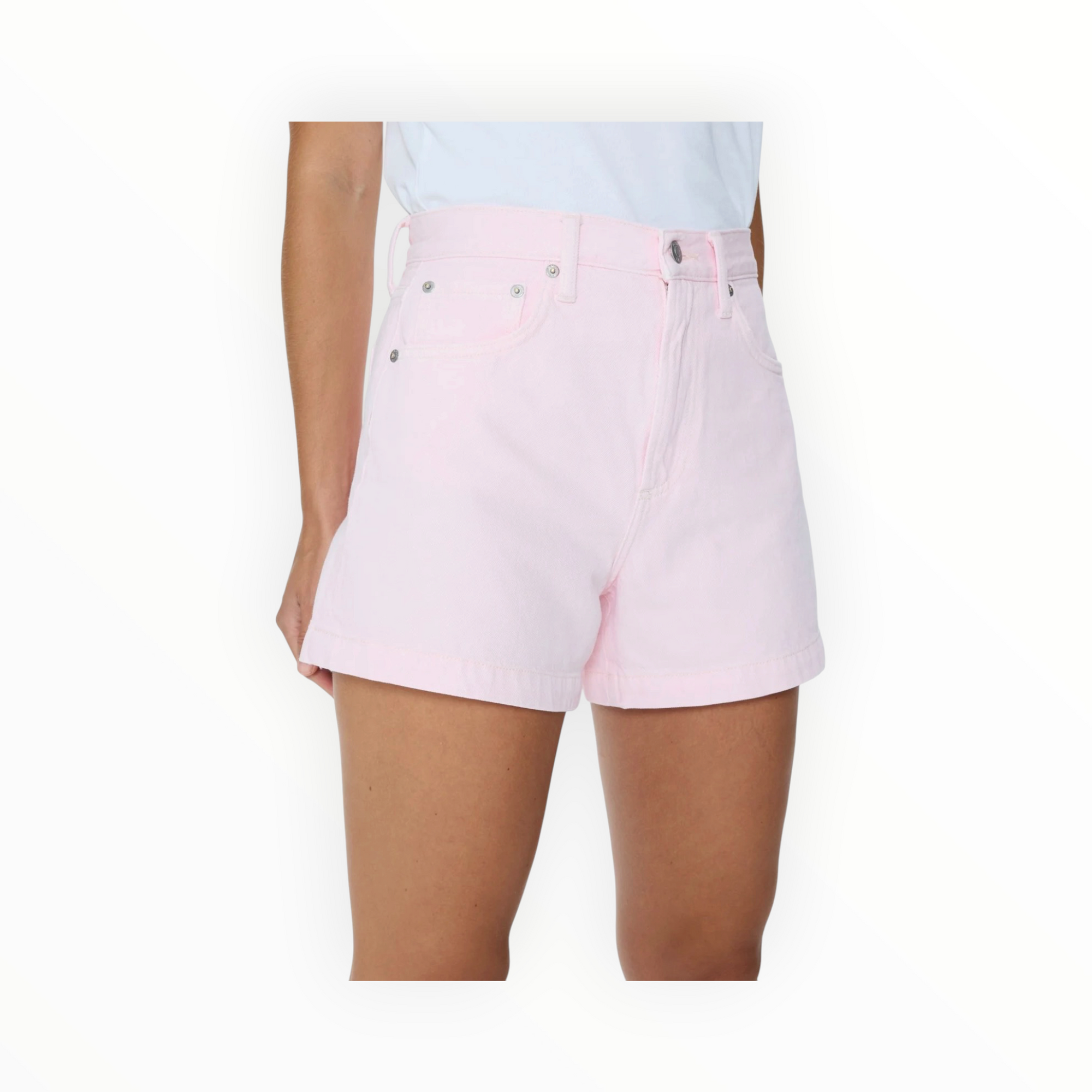 Pistola Saige High Rise A-Line Shorts - Blush