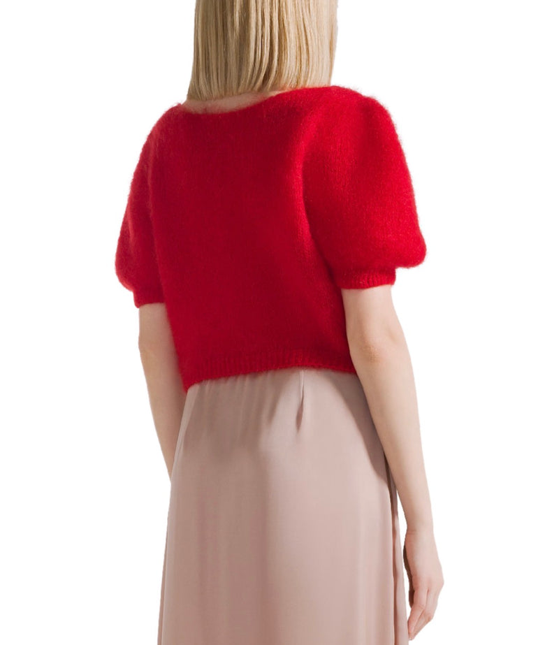 Americandreams Harper Cardigan - Lipstick Red