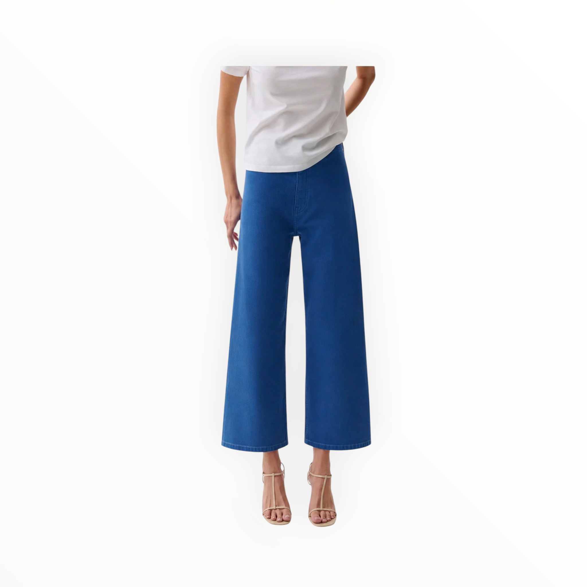 Pistola Penny High Rise Wide Leg Jean - Ciel