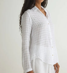 Bella Dahl Clean Front Button Down - White